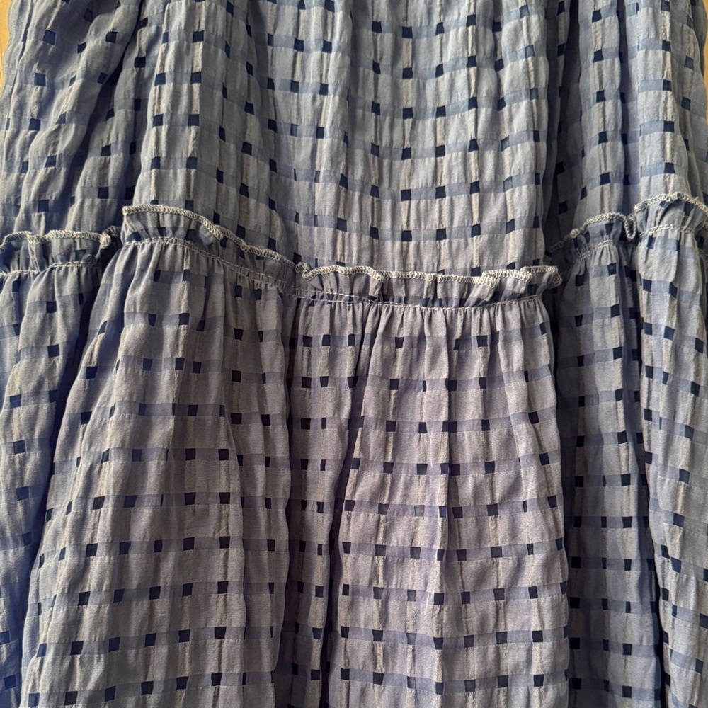 Blue Ruffled Dress - Picture 4 of 4